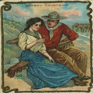 6″ Plate – Cowboy Courtship